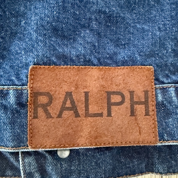 Ralph Lauren Cropped Jean Jacket Size Large - Picture 5 of 7